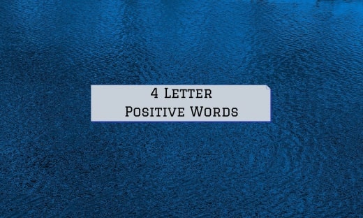 4 Letter Positive Words